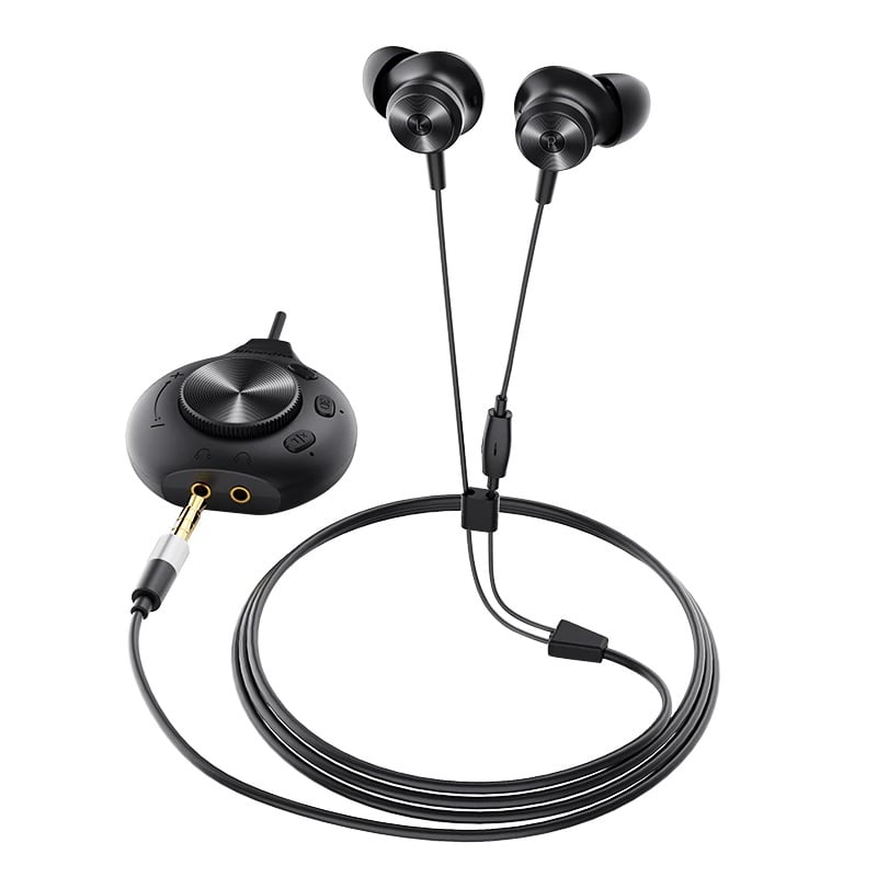 Casti in-ear cu fir Bluedio Li Pro, Placa de sunet 7.1, Difuzor de 13mm, 115dB, 32I , Microfon HD, J