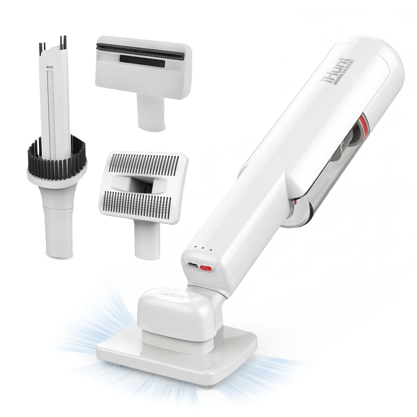 Aspirator de Mână fără Fir iHunt Bro Vacuum Cleaner 3-in-1, 100W, 13kPa, Autonomie 25 Min, Recipient 250ml, LED, pentru Păr de Animale