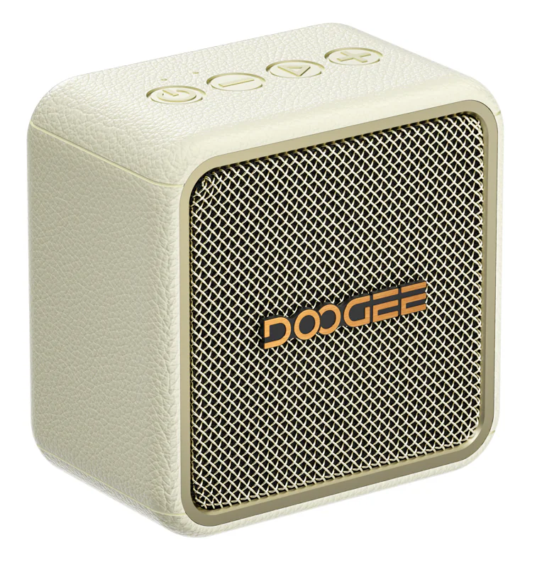 Boxa Portabila Bluetooth DOOGEE Field Pulse, Alb, 15W (20W Peak), Bluetooth 5.3, IP67, 16 Ore Autonomie, TWS Stereo, USB, TF Card, AUX, Hands-Free