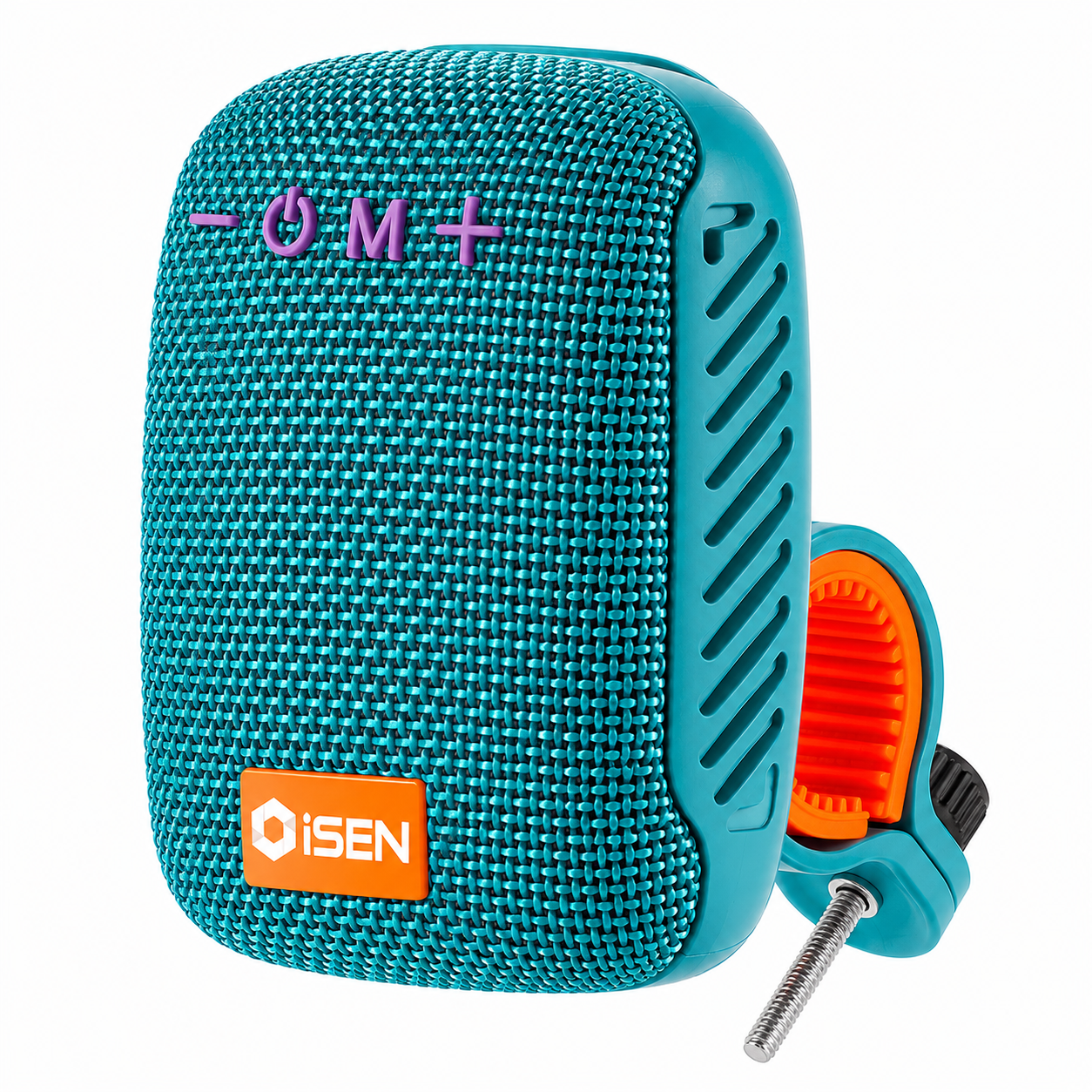 Boxa Portabila Bluetooth iSEN 392, Albastru Deschis, Montare Rapida pe Ghidon Bicicleta sau Trotineta Electrica, 5W, TWS, Bluetooth 5.3, IPX5, Sunet