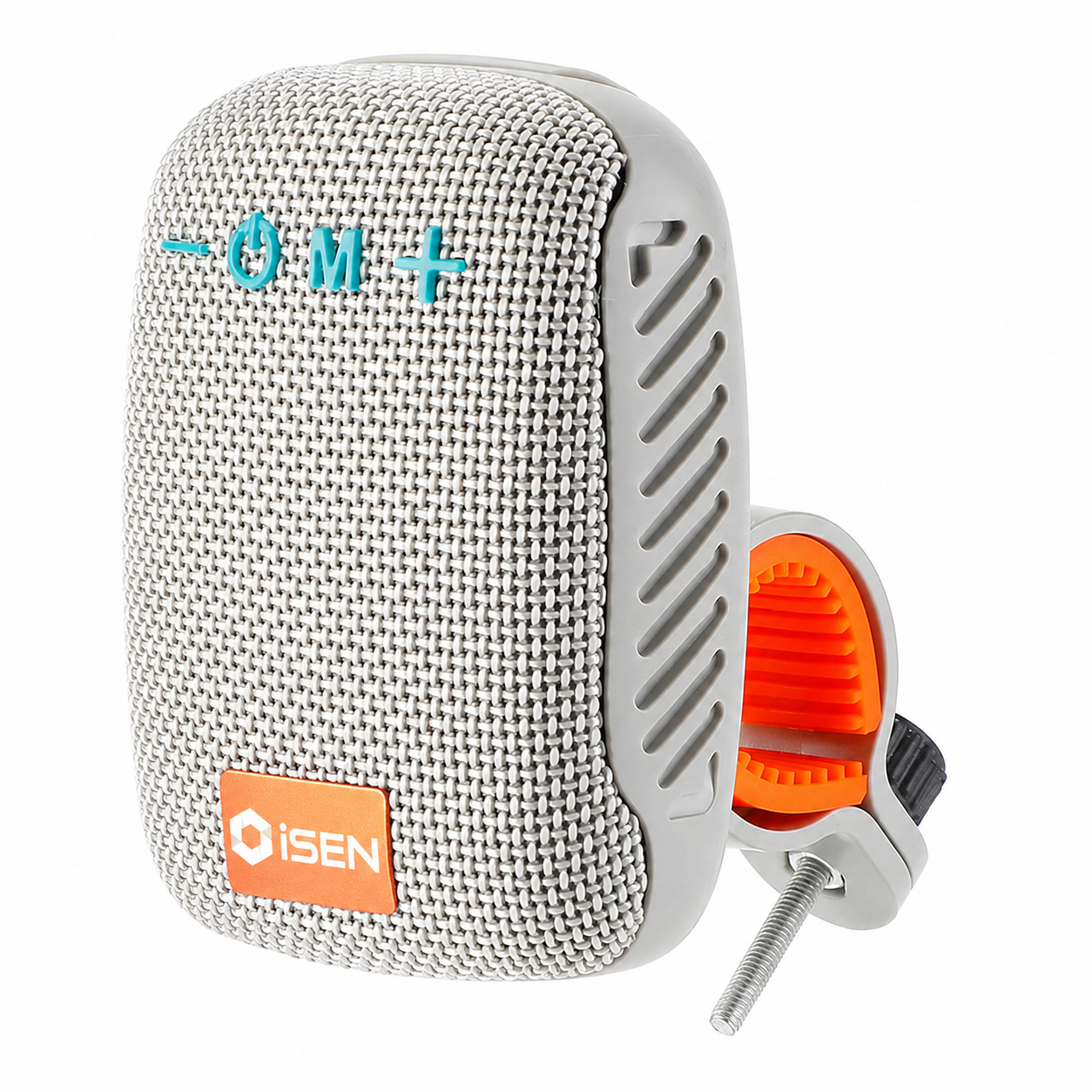Boxa Portabila Bluetooth iSEN 392, Gri, Montare Rapida pe Ghidon Bicicleta sau Trotineta Electrica, 5W, TWS, Bluetooth 5.3, IPX5, Sunet Stereo 360 ,