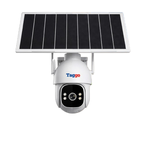 Cameră Supraveghere 4G Solară Taggo Pro S30, 5MP, Full Color Noapte, eSIM, AI Detection 40m, PTZ 355 , Auto Zoom 12X, AOV 24 7, IP66, 15600mAh