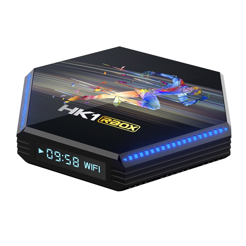 TV Box HK1 RBOX R2 Smart Media Player, 8K, 4GB RAM, 32GB ROM, Rockchip RK3566 QuadCore, Android 11, 