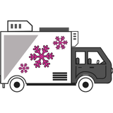 Livrare cu mașină frigorifică