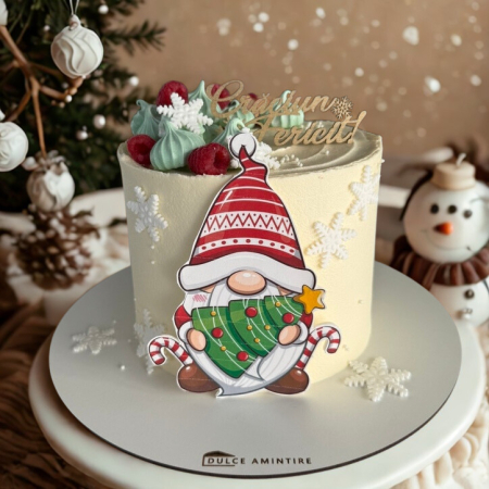 Torturi SARBATORI de iarnă - Spiriduș de Crăciun – Tort Festiv