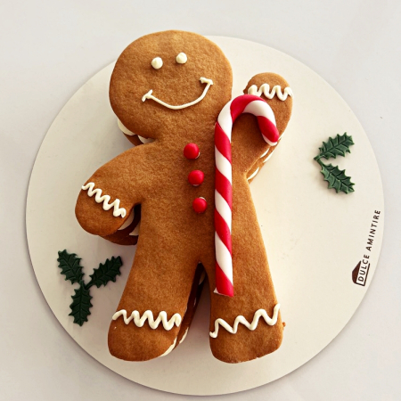 Torturi SARBATORI de iarnă - Tort Medovik - Omulețul Dulce