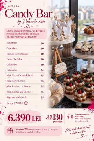 Candy Bar - Candy Bar 130 Persoane
