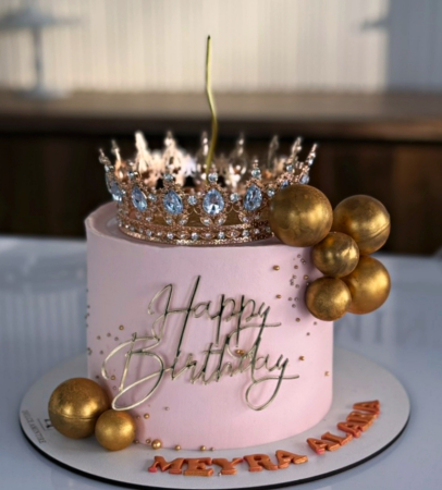 Torturi Personalizate - Regal Crown - tort cu Coroniță si sclipici