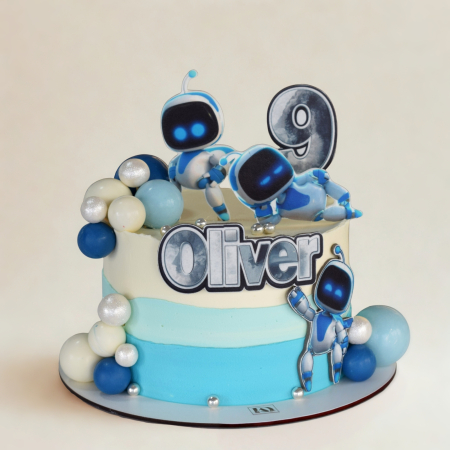 Torturi pentru Copii - Tort Astrobot personalizat copii București
