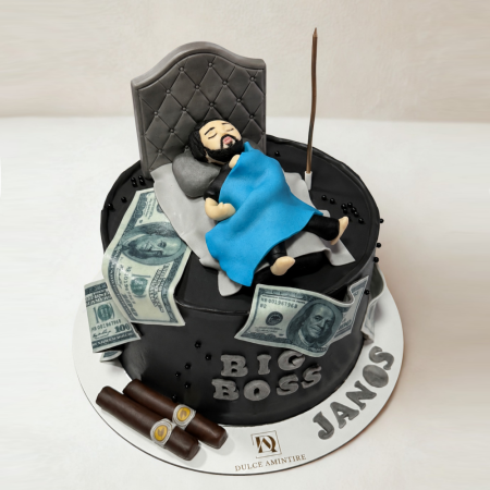 Torturi Personalizate - Tort Big Boss pentru Bărbați
