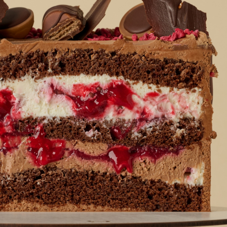 220 Lei/kg Tort Ciocolata Zmeura [1]