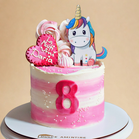 Torturi pentru Copii - Tort delicat cu Unicorn