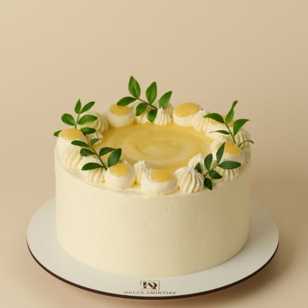 200 Lei/kg Tort Mac cu Bezea Crocanta, Cremeux de Lamaie [2]