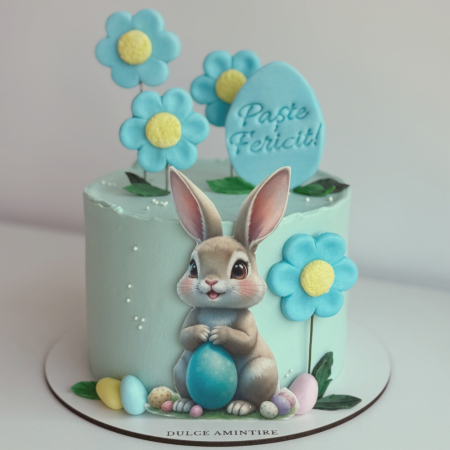 Colectia Paste - Tort personalizat Paste Iepuraș