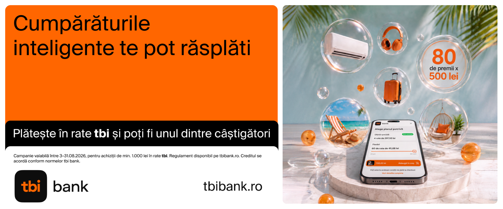 Plata in rate TBI Bank