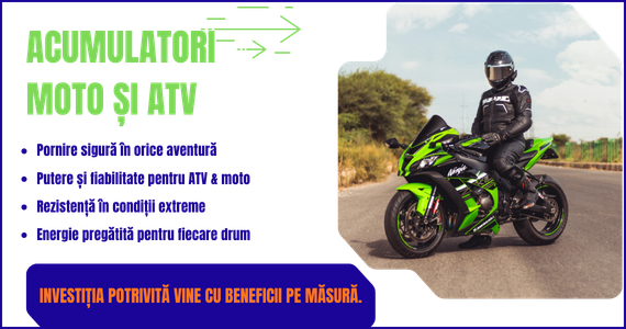 Acumulatori moto si ATV