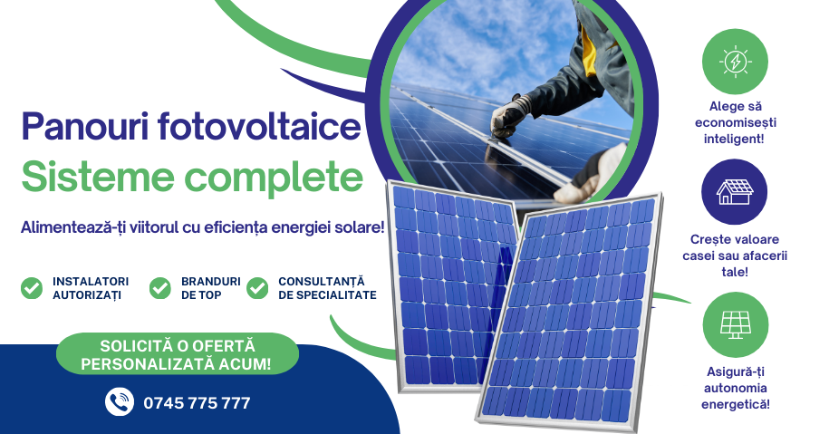 Sisteme fotovoltaice complete
