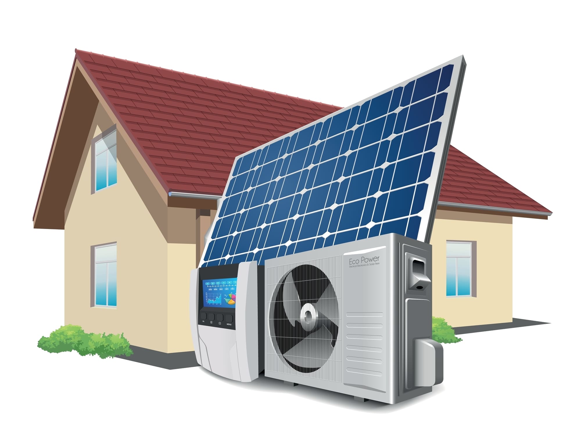aer conditionat cu panouri fotovoltaice