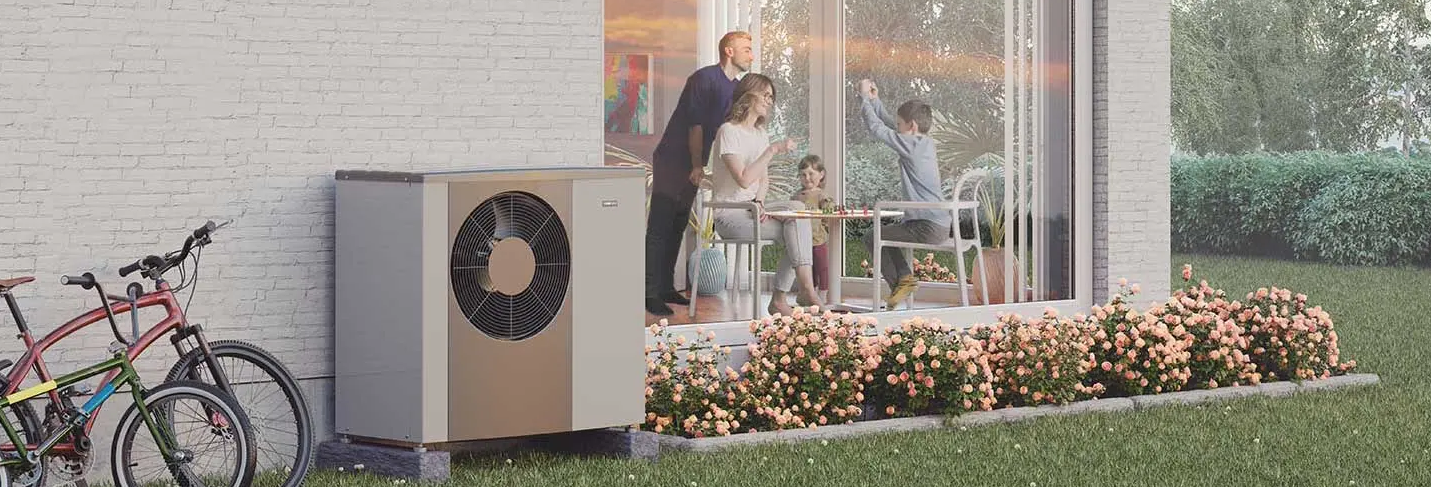 pachet complet pompa de caldura aer-apa nibe