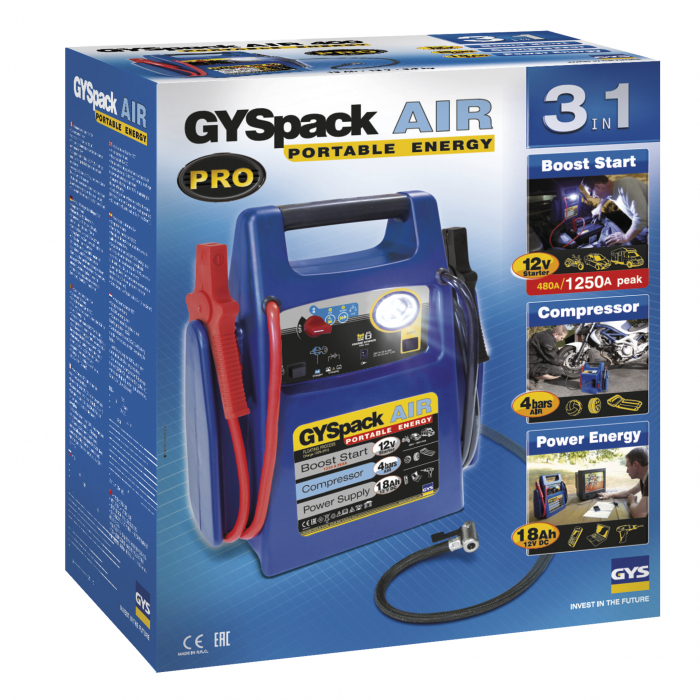 Robot Pornire Portabil cu Compresor Integrat Gyspack Air 026322 [3]