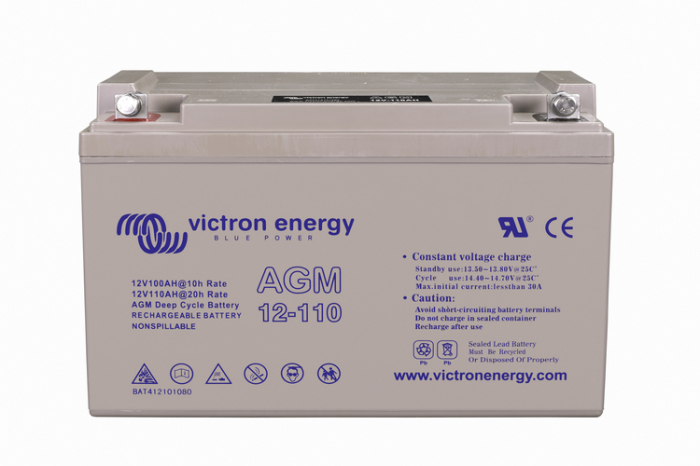 Acumulator Victron Energy 12V/110Ah AGM Deep Cycle  (M8) [2]