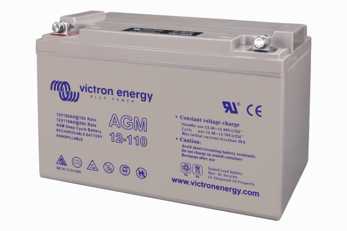 Acumulator Victron Energy 12V/110Ah AGM Deep Cycle  (M8) [4]