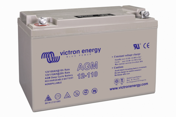 Acumulator Victron Energy 12V/110Ah AGM Deep Cycle  (M8) [3]