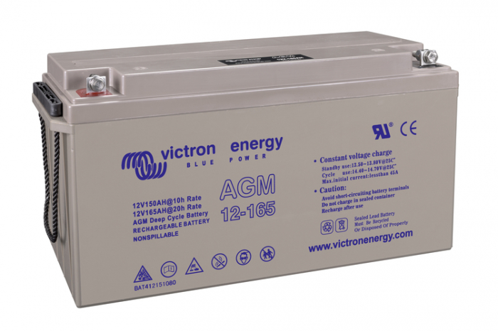 Victron Energy 12V/165Ah AGM Deep Cycle Batt. (M8)-big