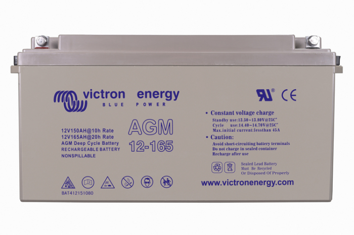 Victron Energy 12V/165Ah AGM Deep Cycle Batt. (M8)-big