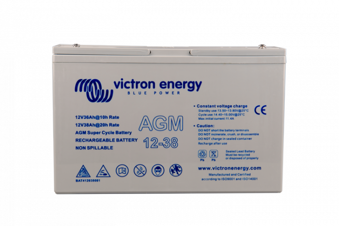 Victron Energy 12V/38Ah AGM Super Cycle Batt. (M5)-big