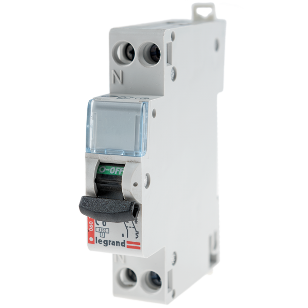 Siguranta Legrand RX3 MCB 1P+NL C6 4500A 1mod 419946 [1]