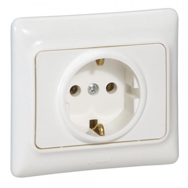 Priza 2P+E 16A alb Legrand Kaptika 782111 [1]