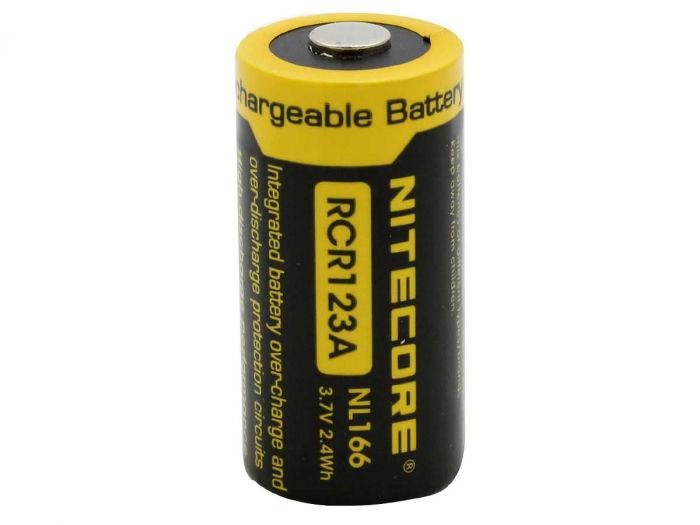 Acumulator 16340 Li-Ion 650 mah Nitecore NL166 RCR123A-big