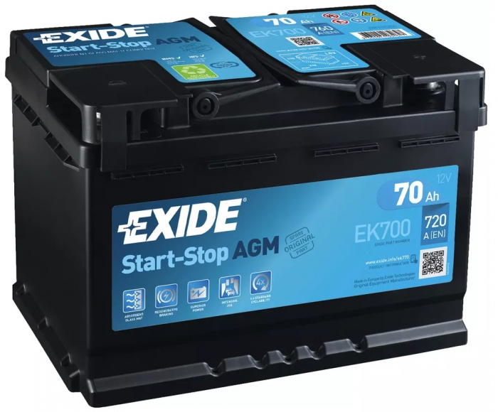 Exide аккумулятор 70