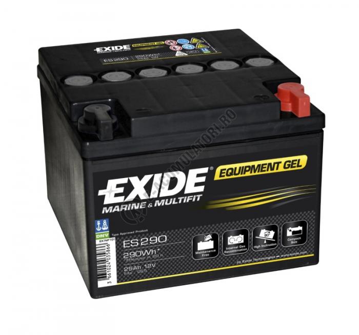 Acumulator Exide GEL Marine si Caravane 25 Ah ES290 [2]