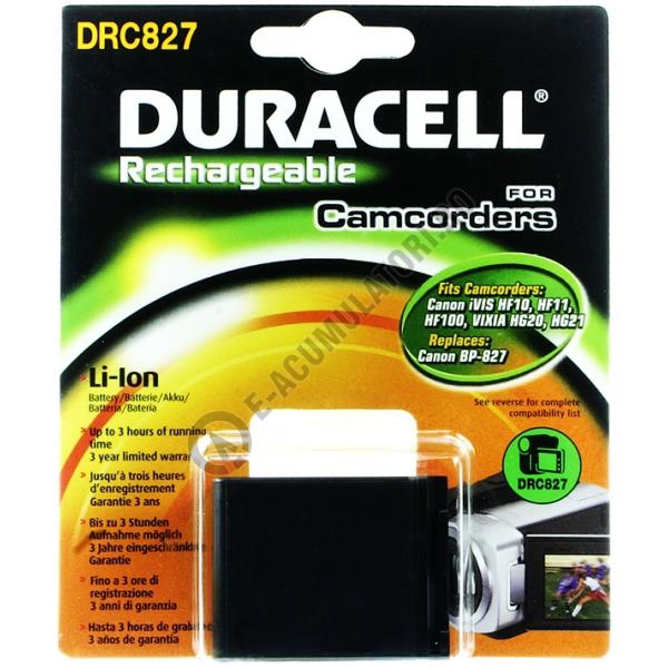 Acumulator Duracell DRC827 pentru camere foto-big