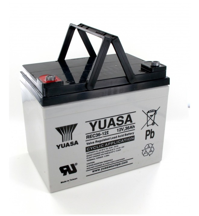 Acumulator VRLA Ciclic AGM Yuasa 12V 36Ah REC36-12 pentru biciclete electrice [1]