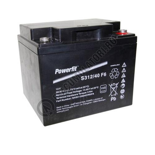 Acumulator VRLA Exide PowerFit 12V 38 AH (C20) S312/40F6-big