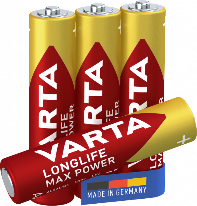 Baterie alcalina Varta Longlife Max Power AAA blister 4 bucati-big