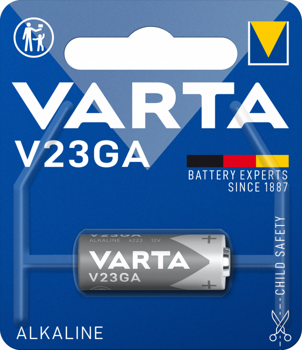 Baterie Alcalina Varta V23GA 23A 12V blister 2 buc-big