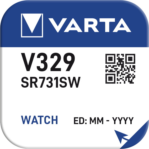 Baterie ceas Varta Silver Oxide V 329 SR731SW blister 1 buc-big
