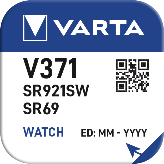 Baterie ceas Varta Silver Oxide V 371 SR920SW blister 1 buc-big