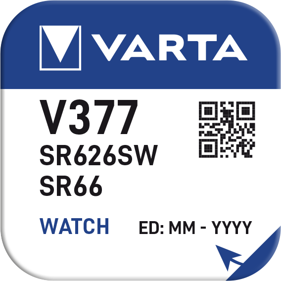 Baterie ceas Varta Silver Oxide V 377 SR626SW blister 1 buc-big