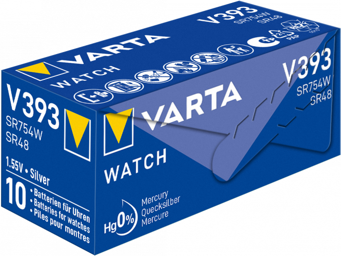 Baterie ceas Varta Silver Oxide V 393 SR754W blister 1 buc-big