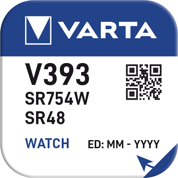 Baterie ceas Varta Silver Oxide V 393 SR754W blister 1 buc-big