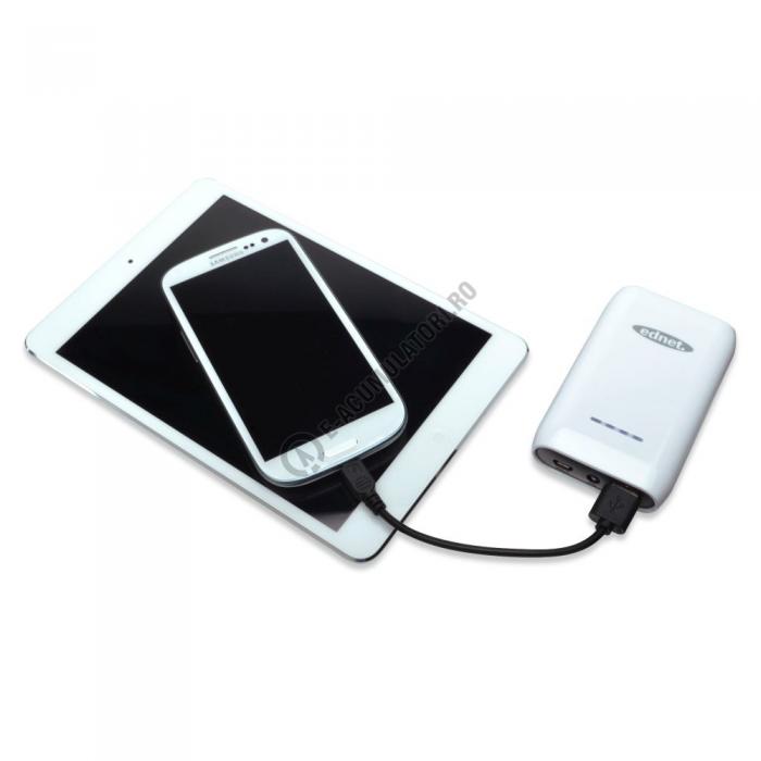 Acumulator extern Ednet Power Bank 6600mAh cod 31882-big