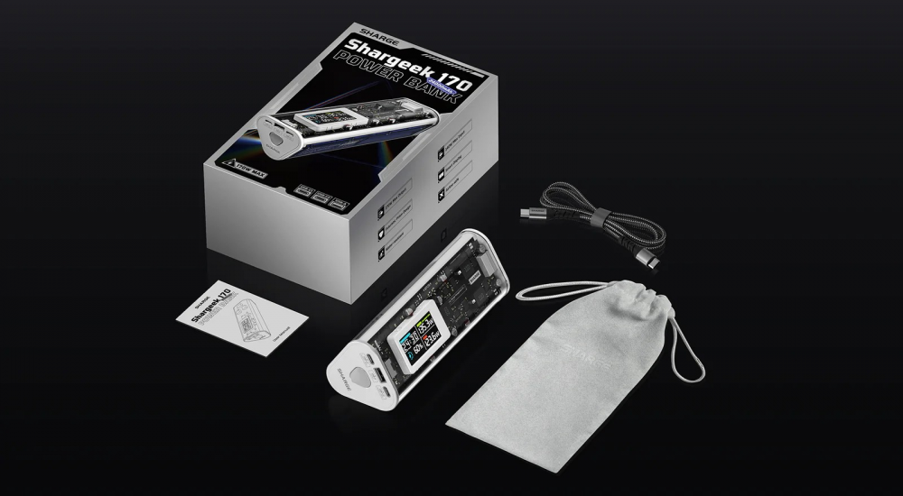 Baterie externa powerbank laptop, telefon, tableta Sharge - Shargeek 170 24000mah [5]