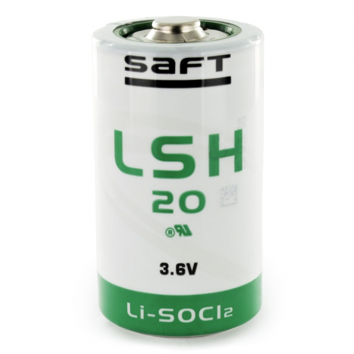 Baterie litiu Saft LSH20, D, R20 3,6V 33600 LSH20PR cu fire [2]