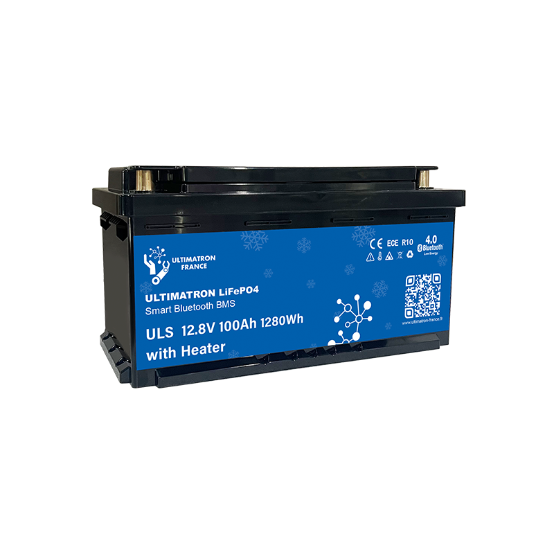 Baterie litiu Ultimatron LiFePO4 12.8V 100Ah cu BMS inteligent, Bluetooth și Încălzire – Motorhome Underseat ULS-12-100H [4]
