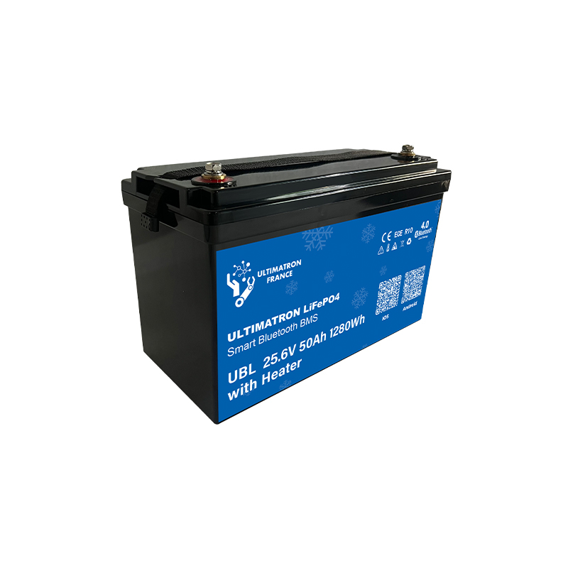 Baterie litiu Ultimatron LiFePO4 25.6V 50Ah cu BMS inteligent, Bluetooth și Încălzire integrată UBL-24-50H [7]